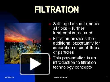 PPT – FILTRATION PowerPoint Presentation | Free To Download - Id ...