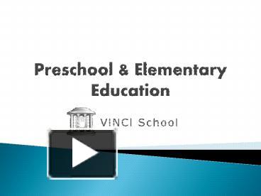 PPT – Early Childhood Benefits Of Preschool Education (1) PowerPoint ...