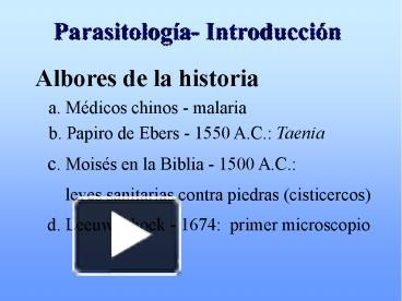 PPT – Parasitolog PowerPoint Presentation | Free To Download - Id ...