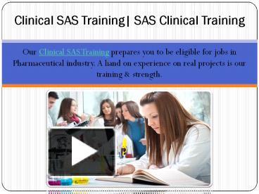 PPT – Clinical SAS Training| SAS Clinical Training PowerPoint ...