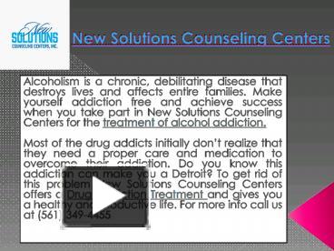 PPT – Intensive Outpatient Therapy For Alcohol Addiction Treatment ...