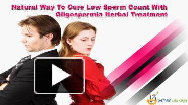 PPT – Natural Way To Cure Low Sperm Count With Oligospermia Herbal ...