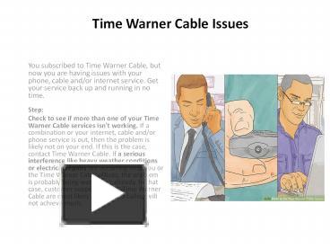 time warner cable internet login