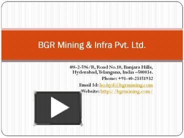 PPT – Mineral Exploration Companies in Uttar Pradesh | Madhya Pradesh