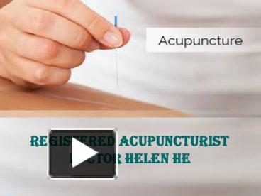 PPT – Facial Acupuncture Treatments PowerPoint Presentation | Free To ...