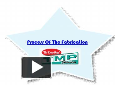 PPT – Sheet Metal Fabrication PowerPoint Presentation | Free To ...