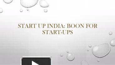 PPT – Startup India PowerPoint Presentation | Free To Download - Id ...