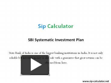 PPT – Systematic Investment Plan Tactic Of Investment PowerPoint ...