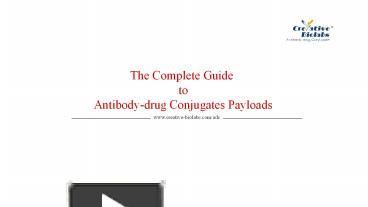 PPT – The Complete Guide To Antibody-drug Conjugates Payloads ...