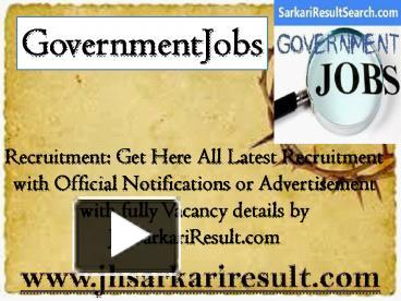 PPT – GovernmentJobs (11) PowerPoint Presentation | Free To Download ...