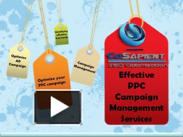 Ppt Effective Ppc Campaign Management Services Powerpoint