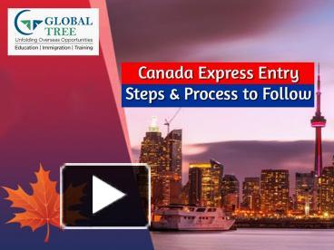 PPT – Canada Express Entry Step By Step Process - Global Tree, India ...