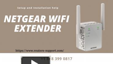 Ppt How To Reset Netgear Wifi Extender Powerpoint Presentation