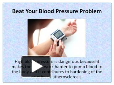 Ppt Lower Your High Blood Pressure With Ht Nil Capsule Powerpoint Presentation Free To