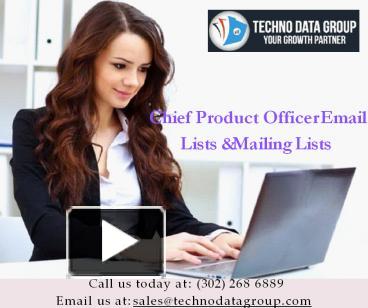 PPT – CPO Email Lists & Mailing Lists | Chief Product Officer Email ...