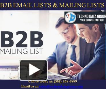 PPT – B2B Email List | B2B Mailing Lists | B2B Email Marketing IN USA ...