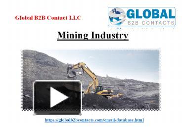 PPT – Mining Industry PowerPoint Presentation | Free To Download - Id ...