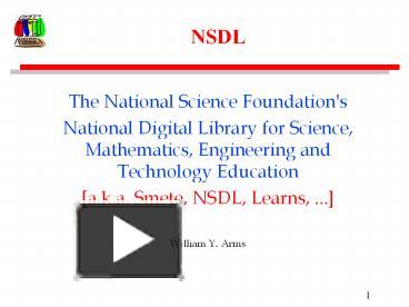 PPT – NSDL PowerPoint Presentation | Free To Download - Id: 8e530-ZDc1Z