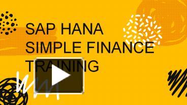 PPT SAP HANA Simple Finance Online Training Live Free Demo