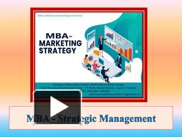 PPT – MBA - Strategic Management PowerPoint Presentation | Free To ...