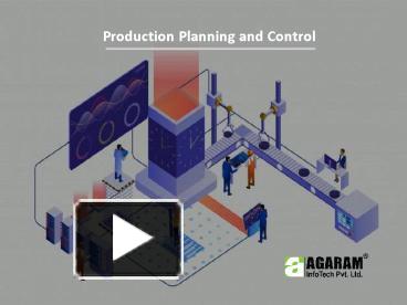 PPT – Production Planning And Control PowerPoint Presentation | Free To ...