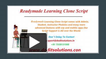 Ppt Learning Clone Scripts Ready Made Clone Scripts Powerpoint