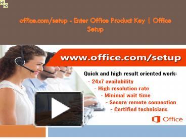 Ppt Office Setup Guide To Install And Activate Office Setup On