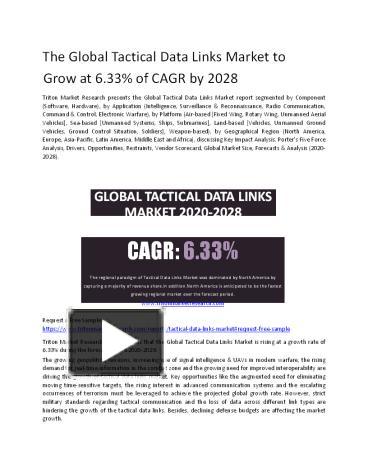 Ppt Global Tactical Data Links Market Growth Trends Share Size