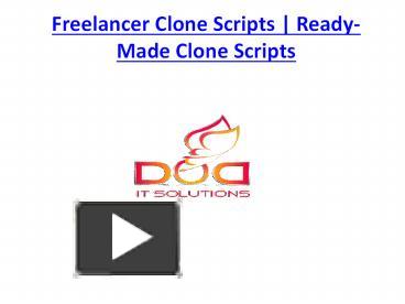 PPT – Freelancer Clone Scripts | Ready-Made Clone Scripts PowerPoint ...