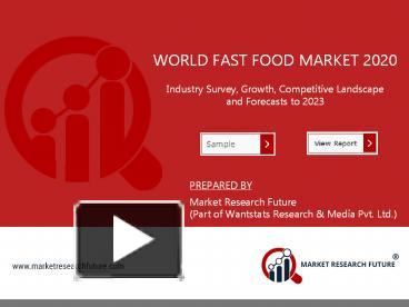 PPT – Global Fast Food Market Research Report PowerPoint Presentation ...