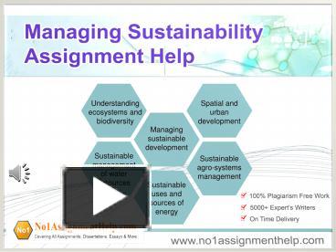 PPT – Managing Sustainability Assignment Help By MBA And Ph.D. Experts ...