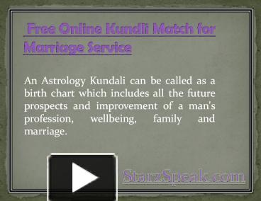 PPT – Janam Kundli | Online Kundali PowerPoint Presentation | Free To ...