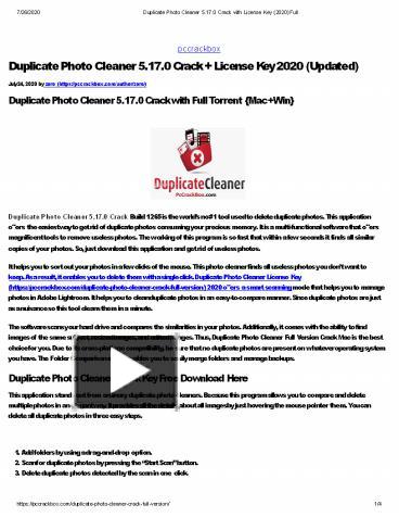 Duplicate Photo Cleaner Crack Full Version [license Key]