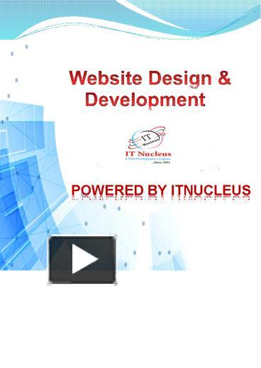 Ppt Website Designing Company In Delhi Website Design Company In