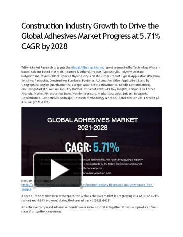 PPT – Global Adhesives Market | Growth, Trends, Analysis, Share ...