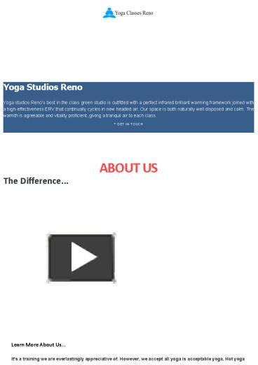 PPT – yoga classes reno nv (1) PowerPoint presentation | free to