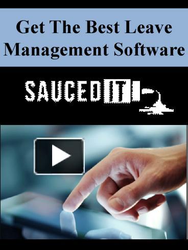 PPT – Get The Best Leave Management Software PowerPoint Presentation ...