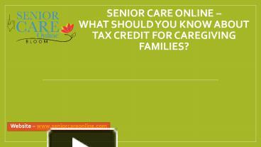 PPT – Seniorcareonline - Elderly Care Services (2) PowerPoint ...