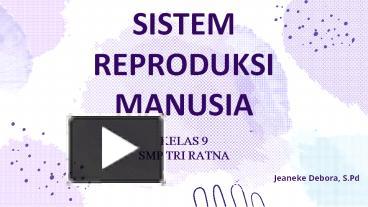 PPT – Sistem Reproduksi Manusia IPA Kelas 9 PowerPoint Presentation ...