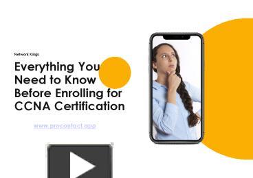 PPT Everything You Need To Know Before Enrolling For CCNA