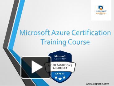 PPT – Microsoft Azure Certification Training Course (1) PowerPoint ...