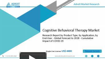 PPT – Cognitive Behavioral Therapy Market 2020: Size, Share ...