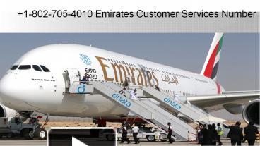 PPT – Can We Connect With Emirates Airlines? PowerPoint Presentation ...