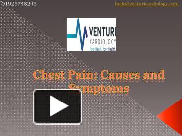 PPT – Chest Pain: Causes And Symptoms PowerPoint Presentation | Free To ...