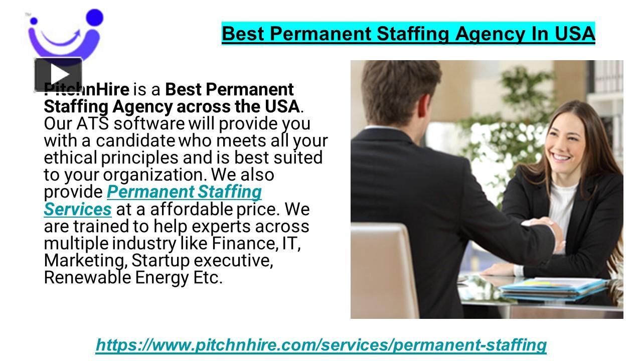 PPT Best Permanent Staffing Agency In USA PowerPoint Presentation