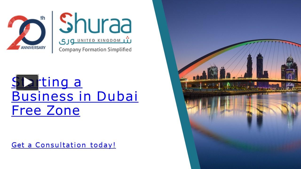 PPT – Starting A Business In Dubai Free Zone PowerPoint Presentation ...