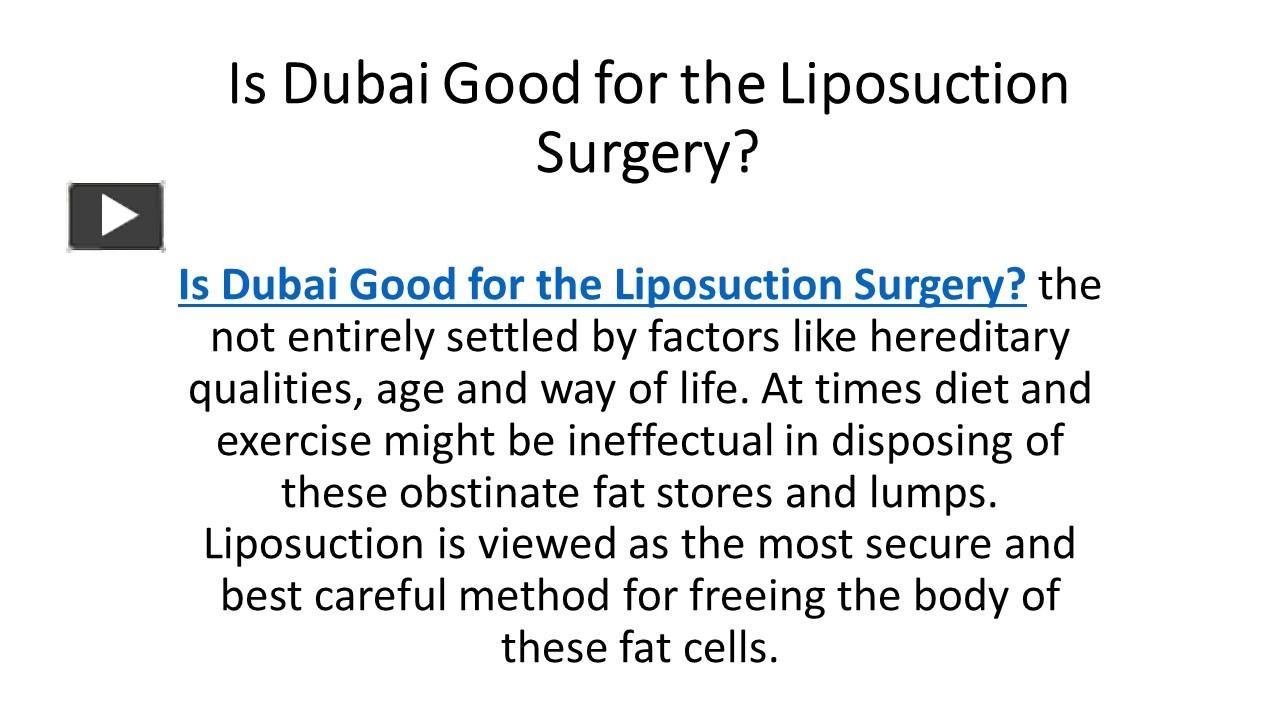 ppt-is-dubai-good-for-the-liposuction-surgery-powerpoint