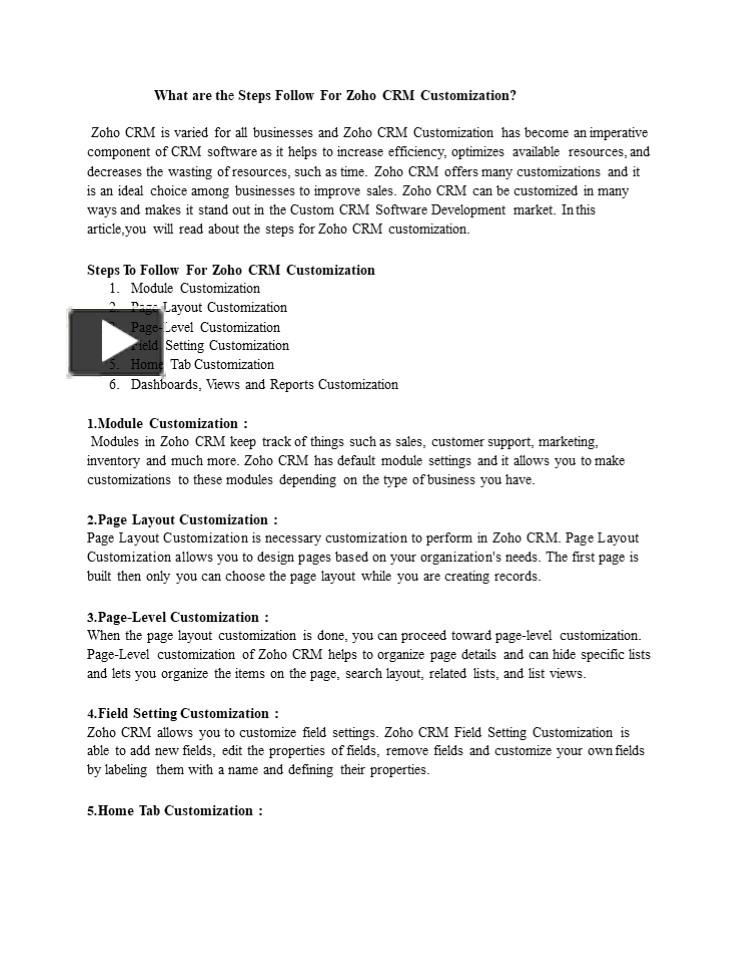 ppt-what-are-the-steps-follow-for-zoho-crm-customization-powerpoint