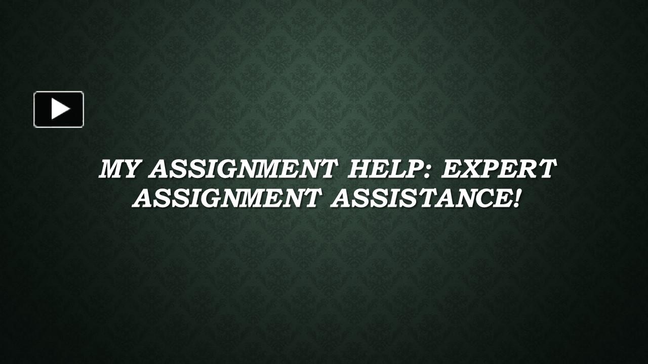 Ppt Online Assignment Help Expert Assignment Assistance Powerpoint