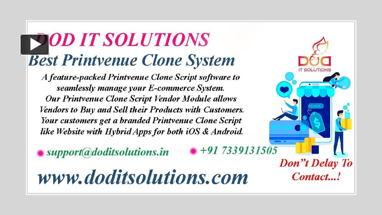 Ppt Online Printvenue Clone System Dod It Solutions Powerpoint